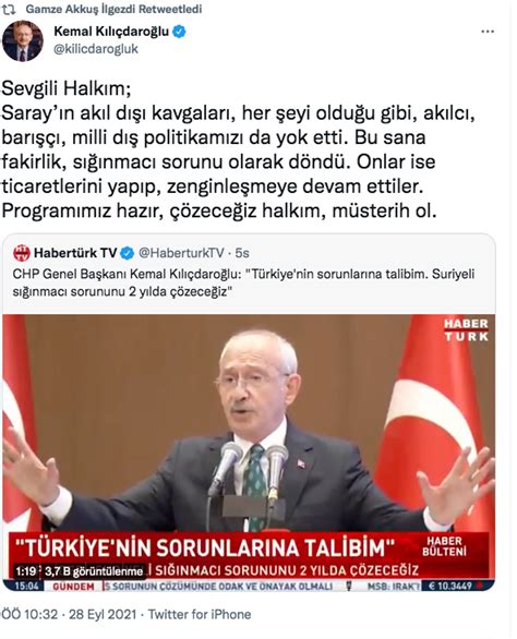 K­ı­l­ı­ç­d­a­r­o­ğ­l­u­:­ ­S­ı­ğ­ı­n­m­a­c­ı­ ­S­o­r­u­n­u­n­u­ ­Ç­ö­z­e­c­e­ğ­i­z­ ­H­a­l­k­ı­m­,­ ­M­ü­s­t­e­r­i­h­ ­O­l­